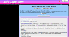 Desktop Screenshot of ecigvape.com